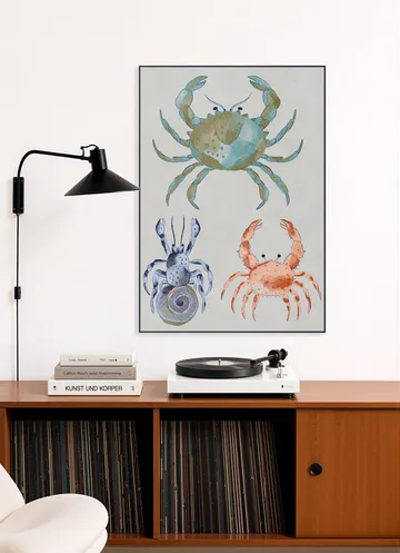Ocean Crabs Watercolor