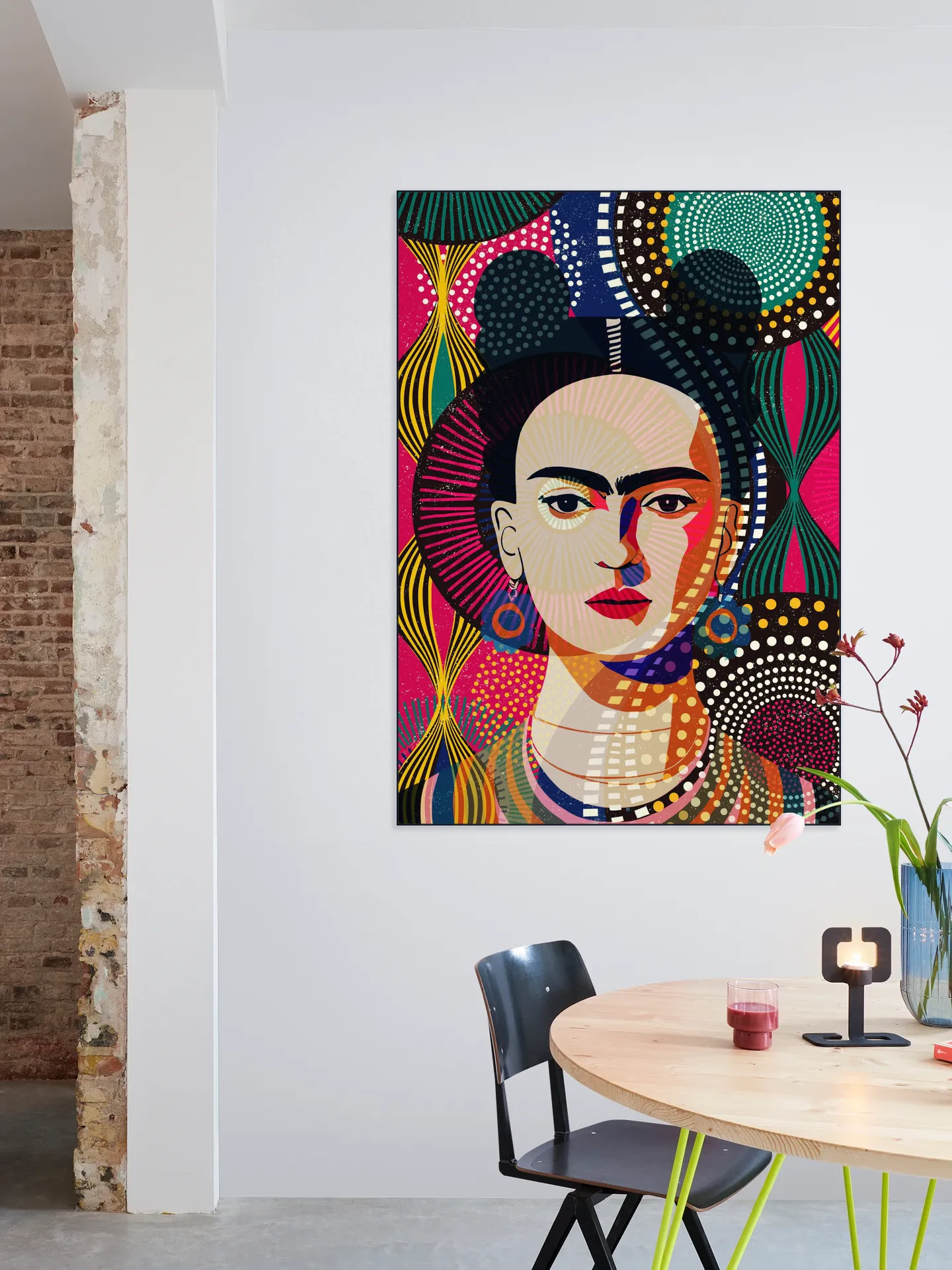 Frida in Layers of Colors