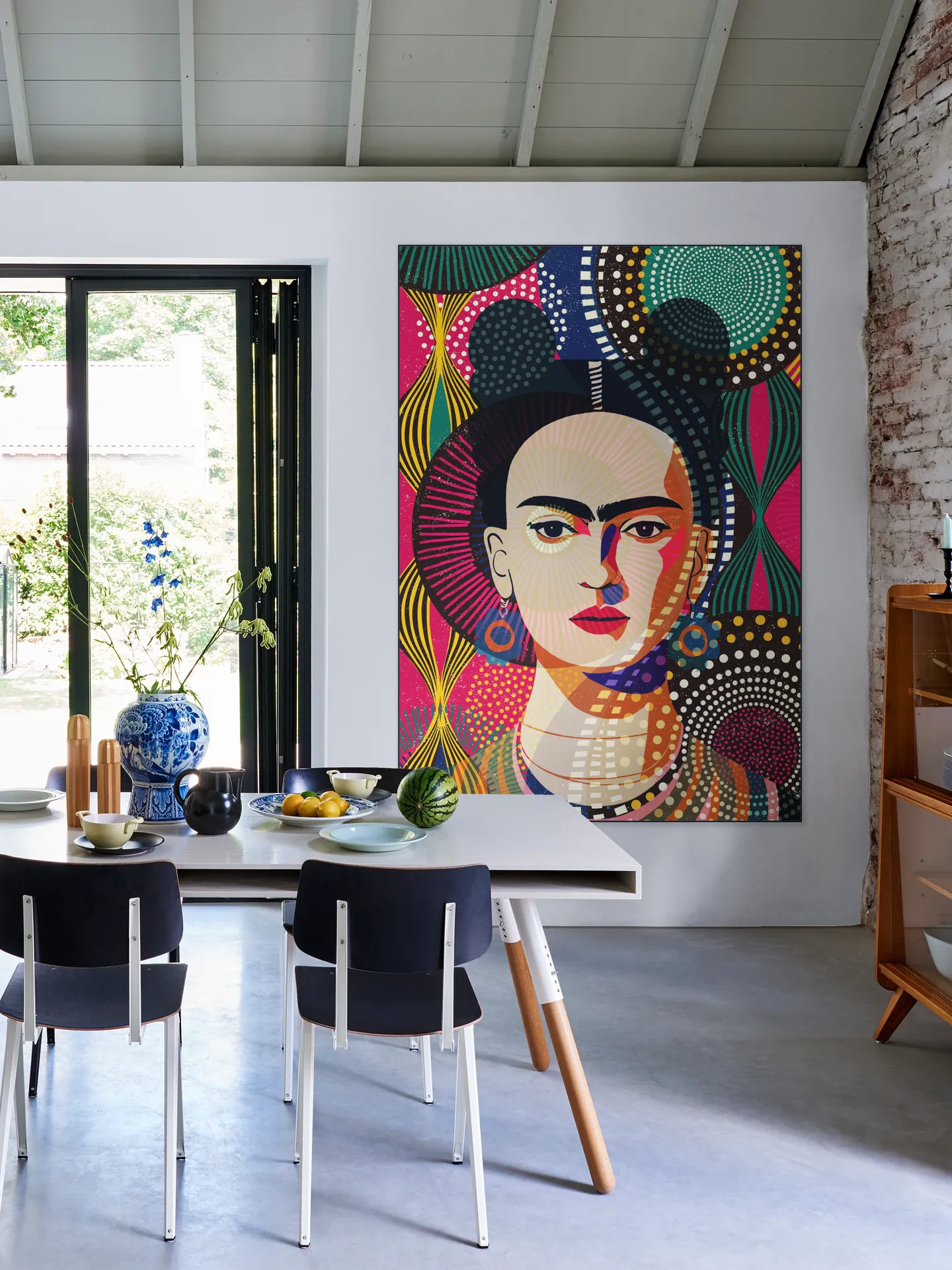 Frida in Layers of Colors