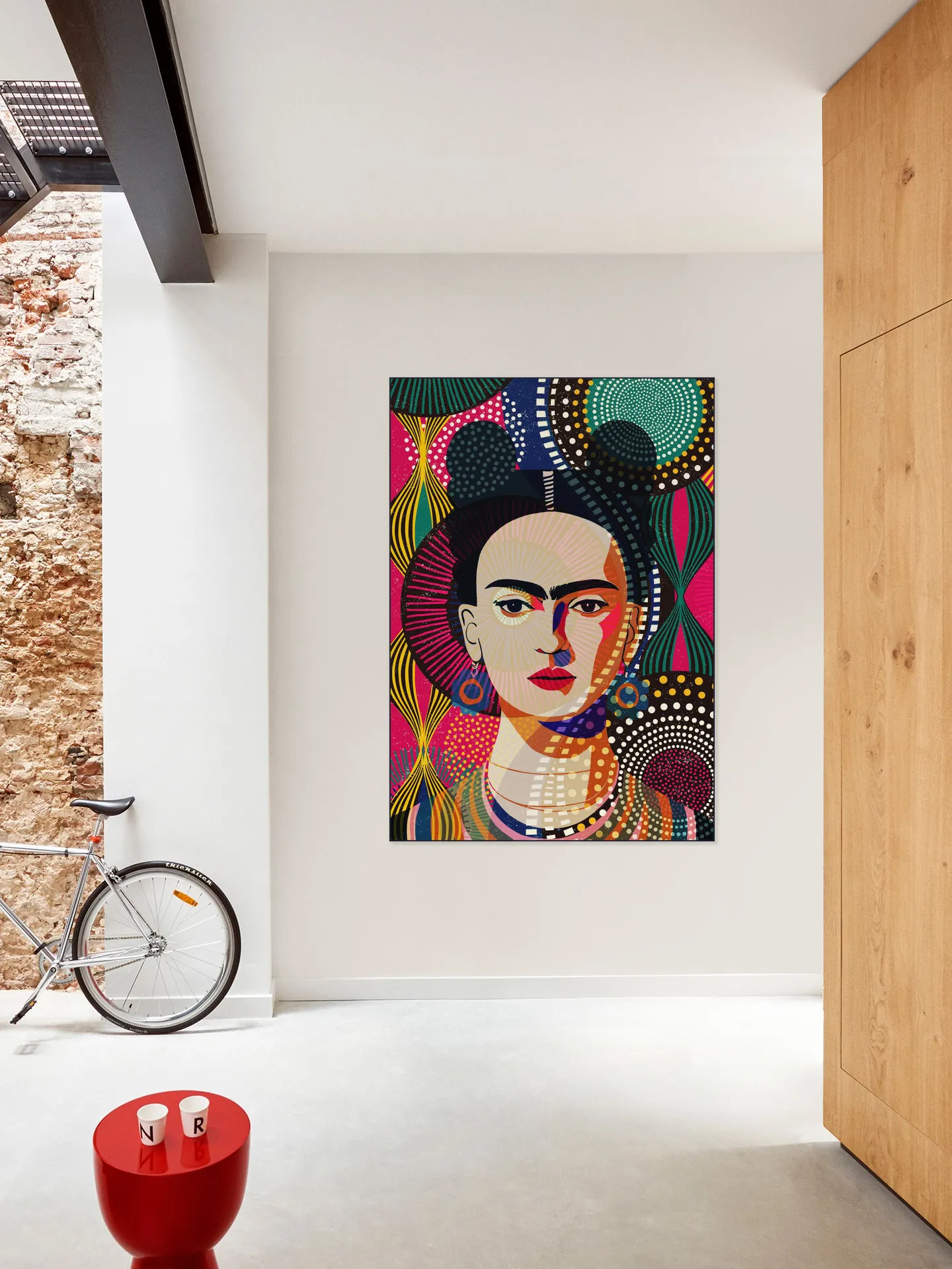Frida in Layers of Colors