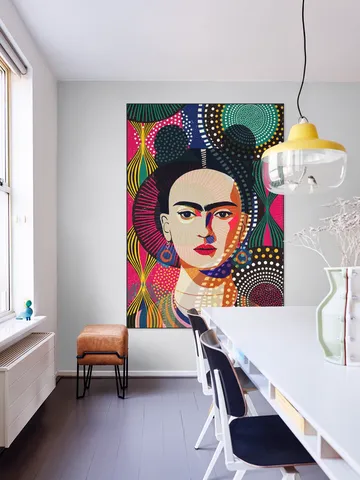 Frida in Layers of Colors