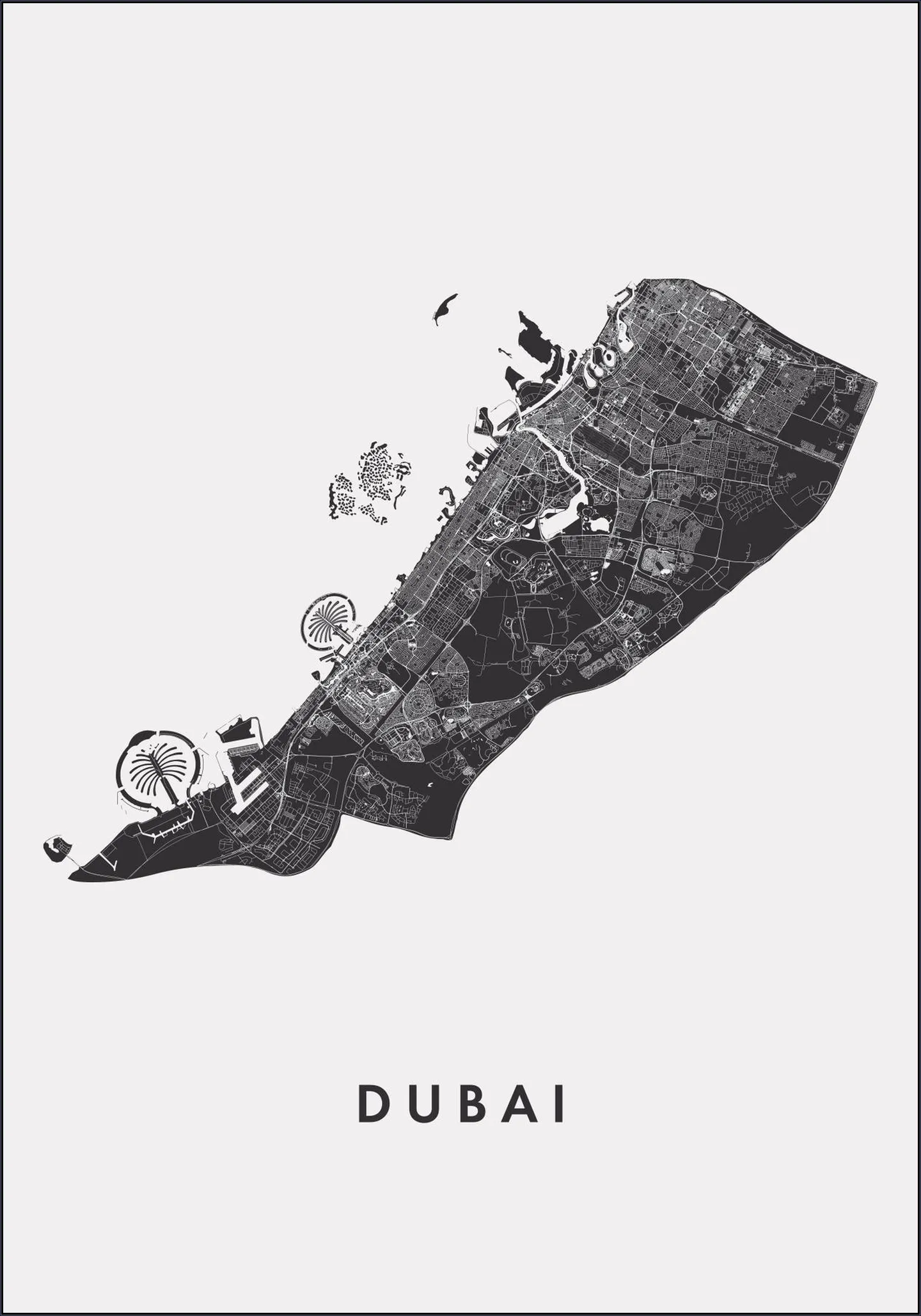Dubai City Map