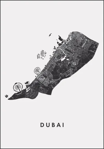 Dubai City Map
