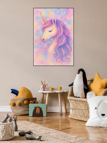 The Enchanted Unicorn Beneath the Stars
