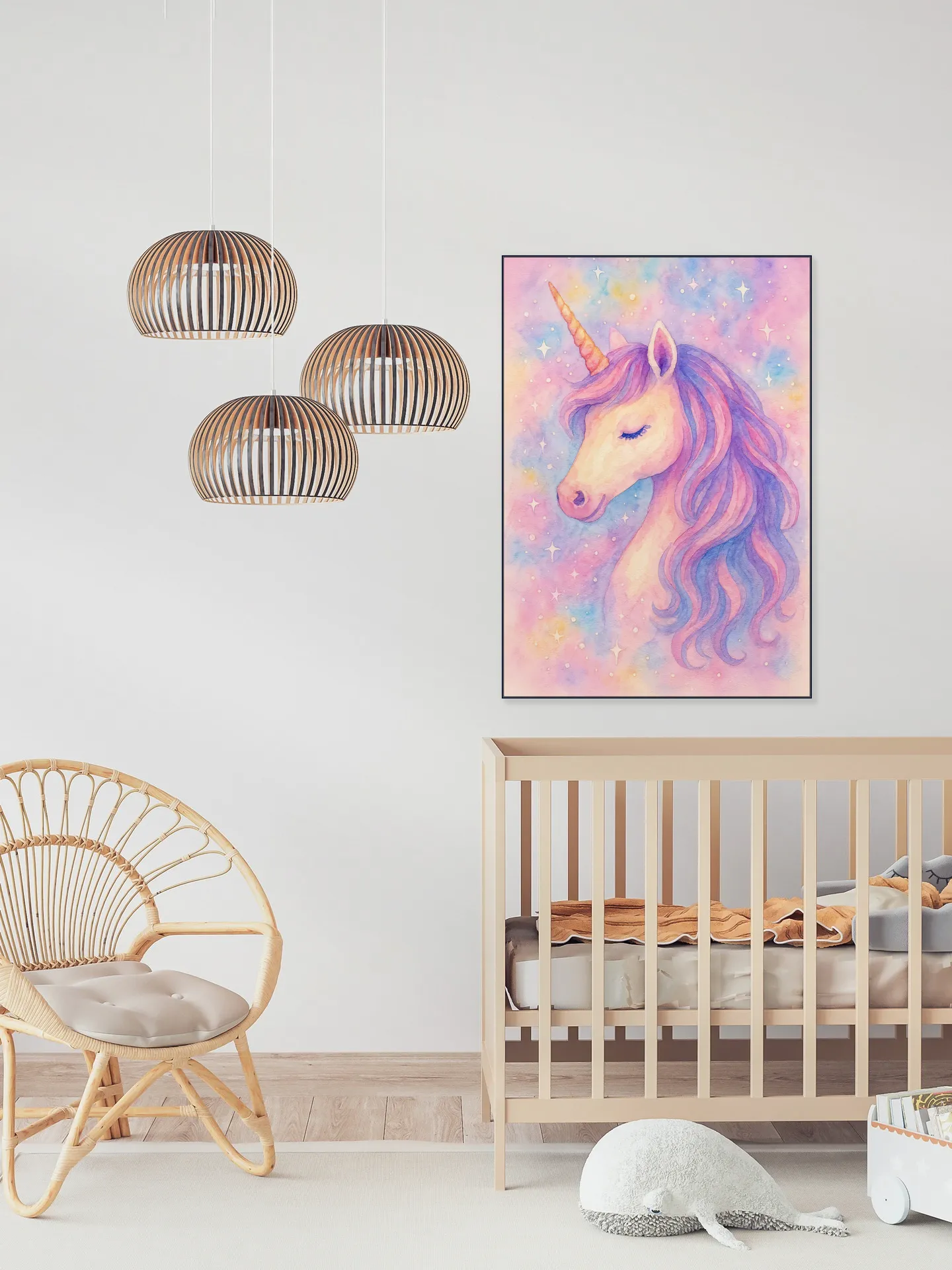 The Enchanted Unicorn Beneath the Stars