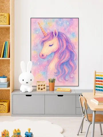 The Enchanted Unicorn Beneath the Stars