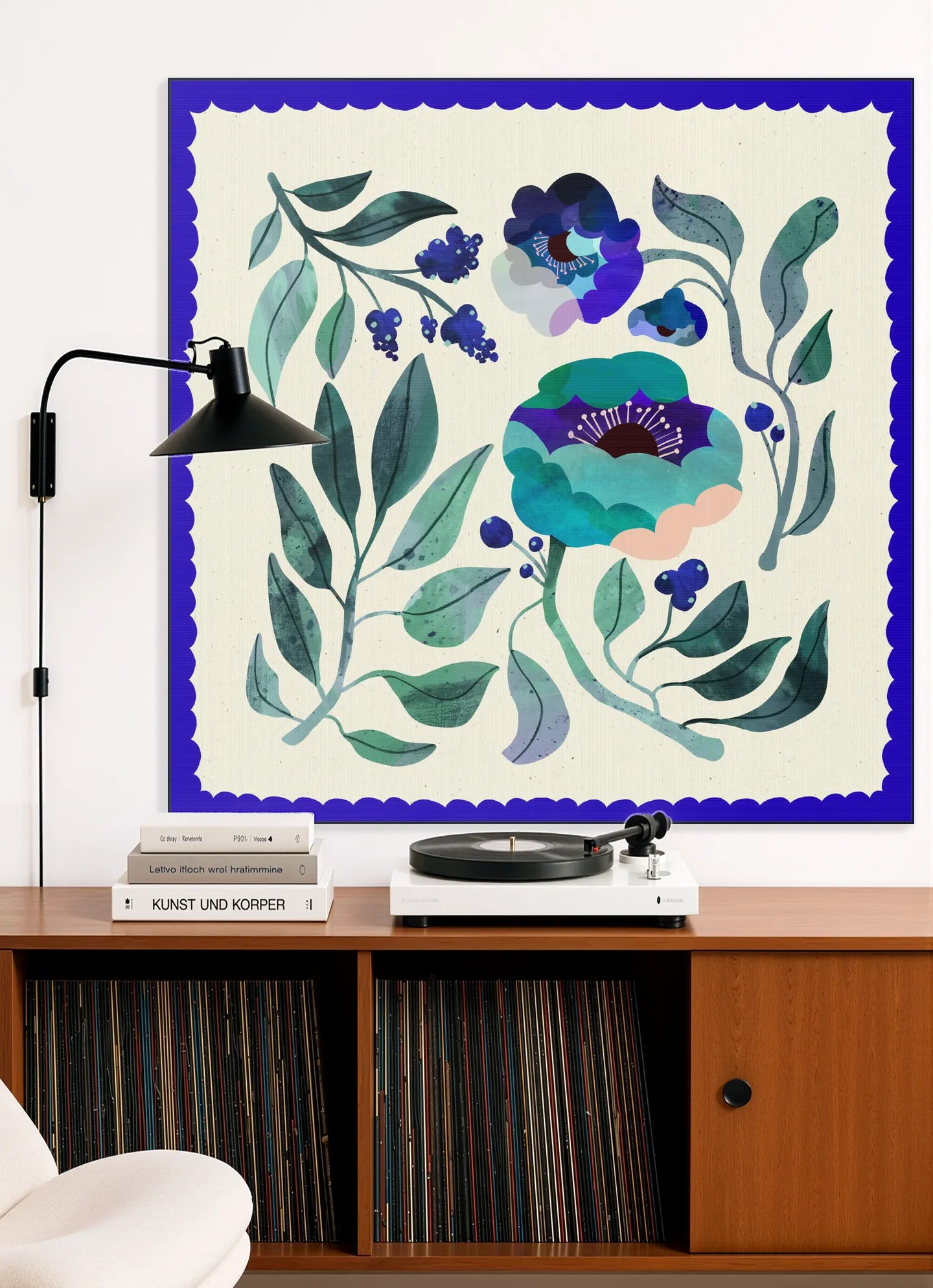 Royal Blue Flower