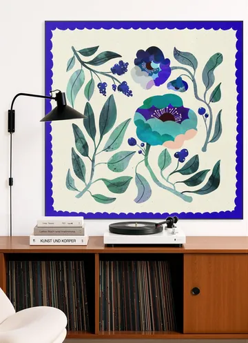 Royal Blue Flower