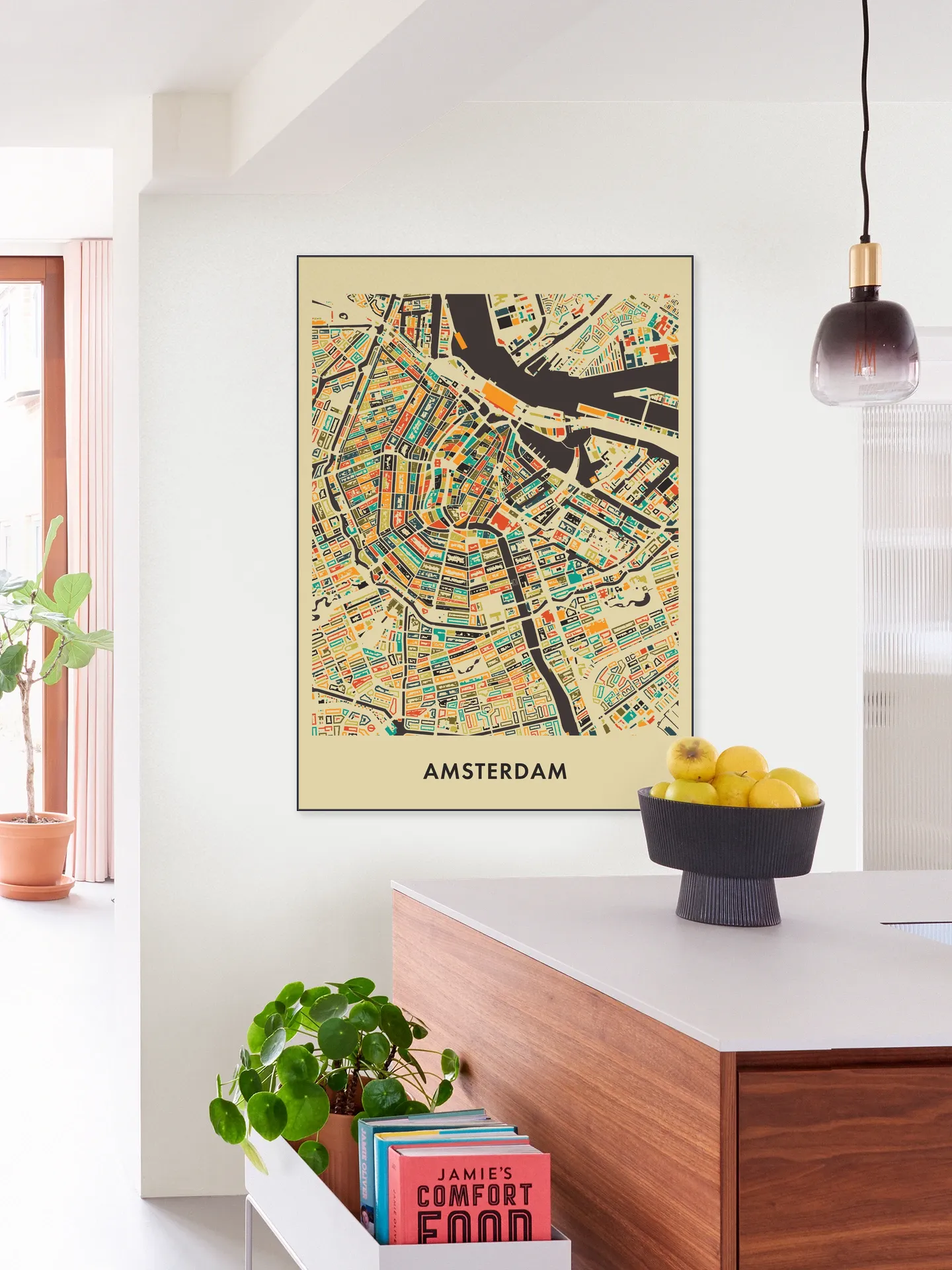 Amsterdam Mosaic Map