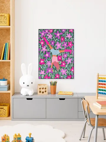 Playing Among Flowers