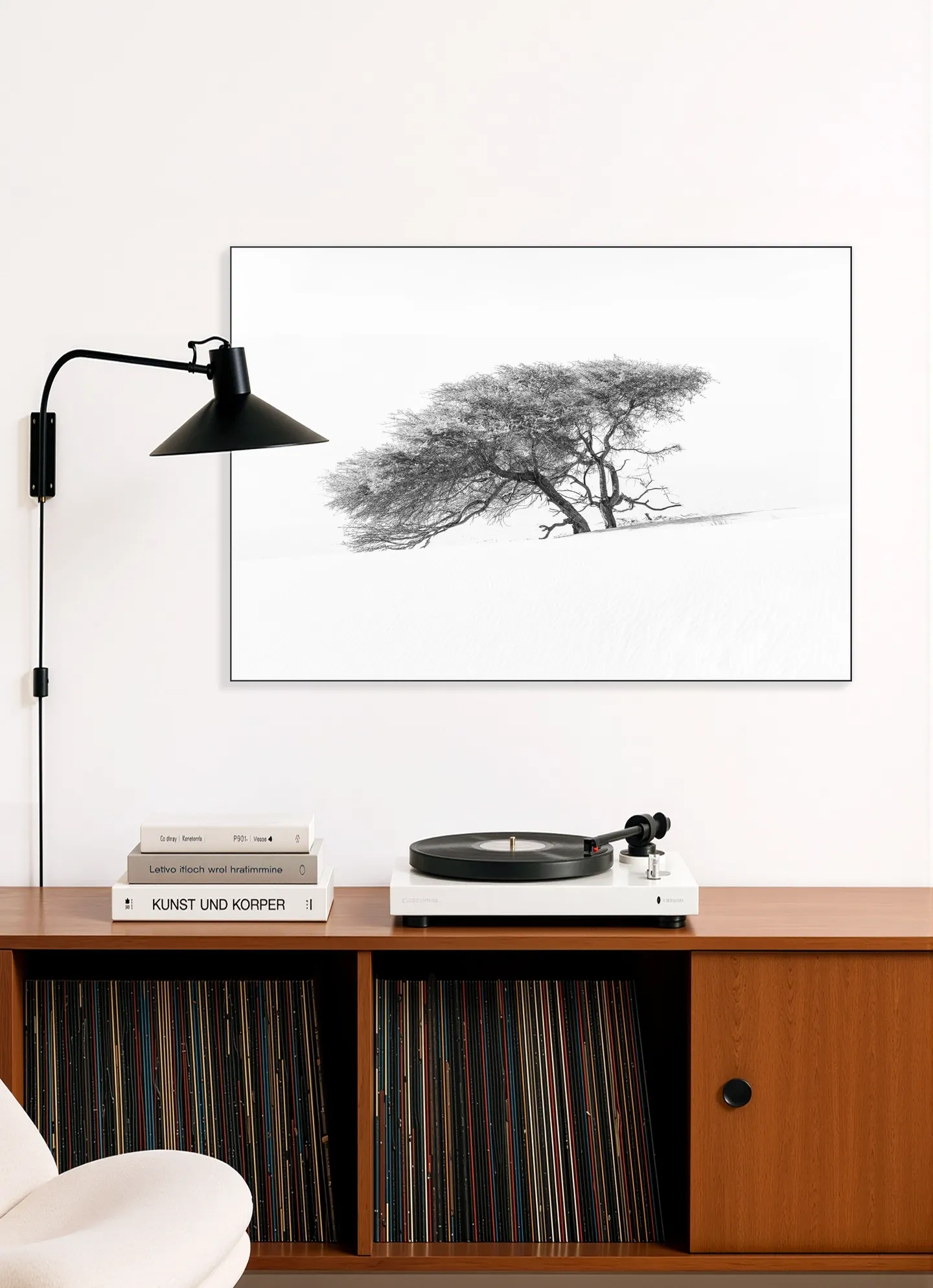 Tree in Sahara Desert