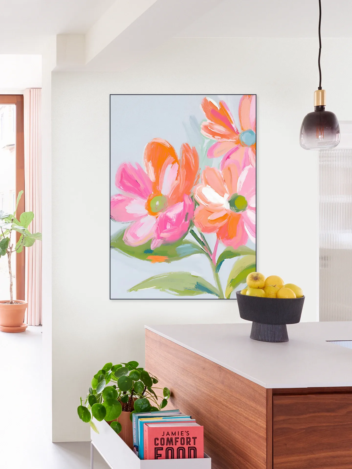 Vibrant Floral Artwork