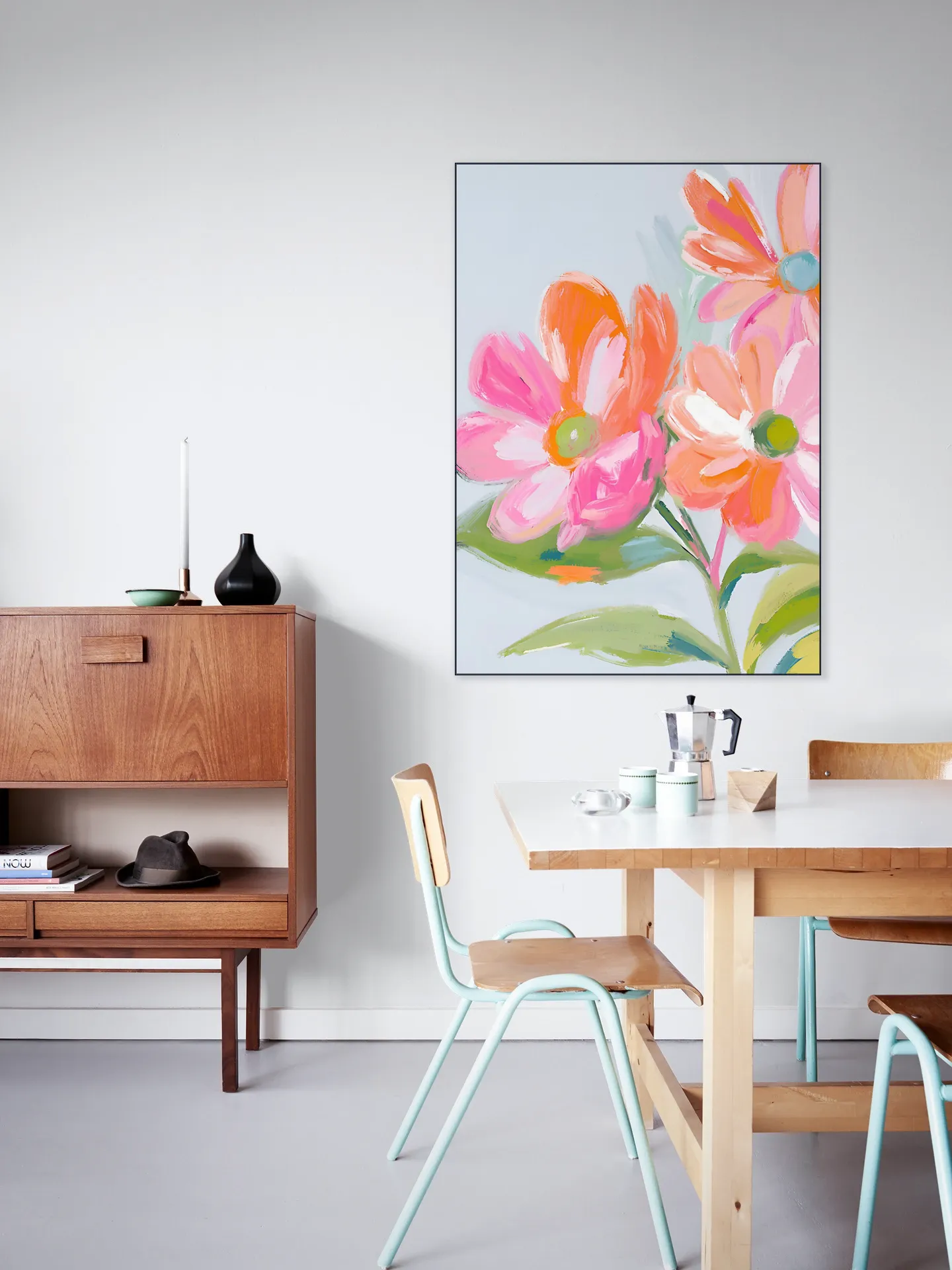 Vibrant Floral Artwork