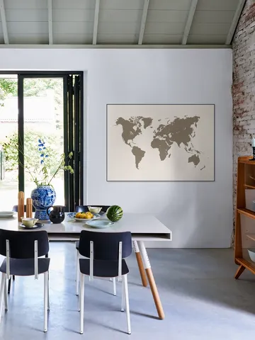 World Map gold