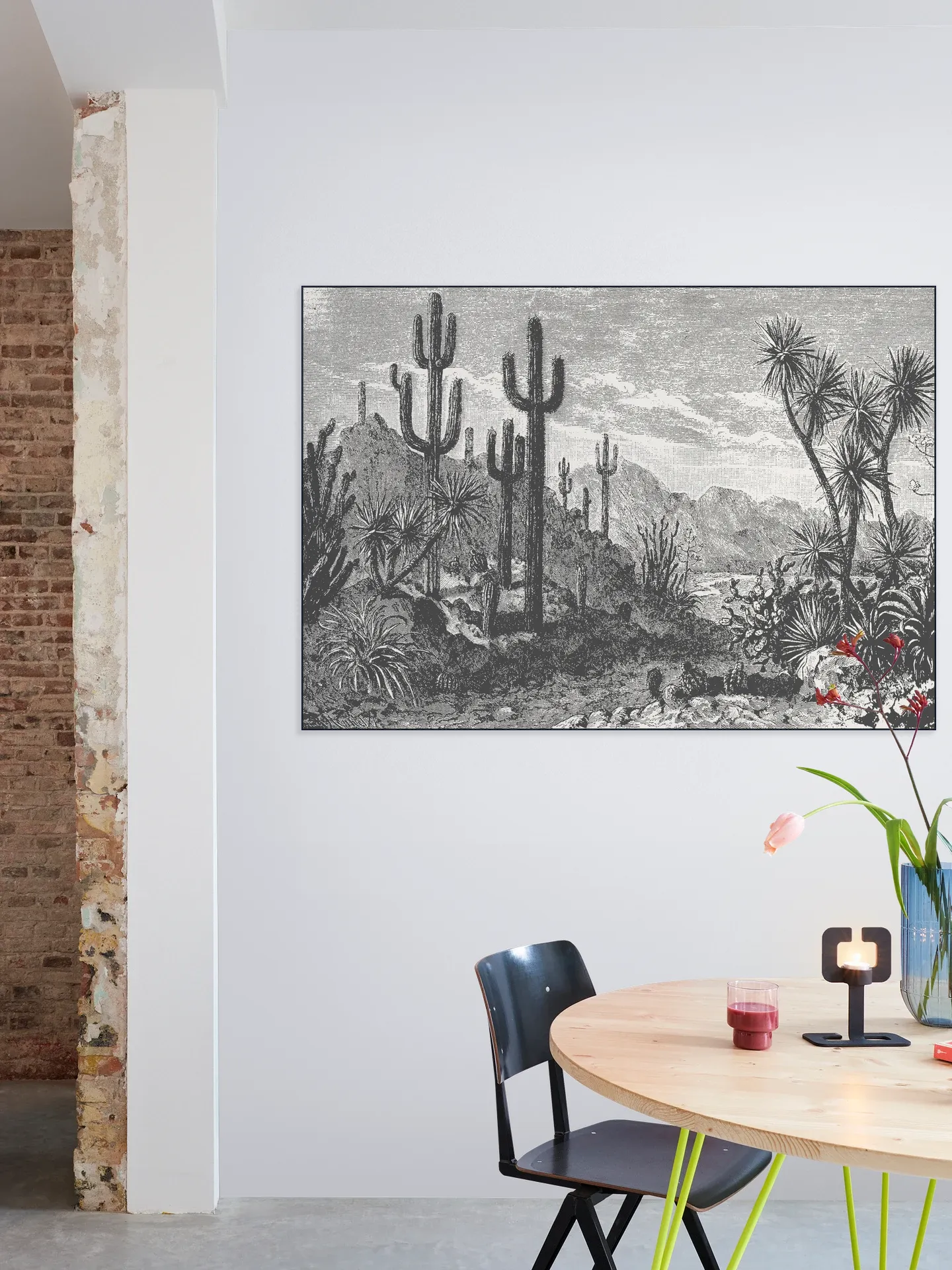 Cactuses in Mountains