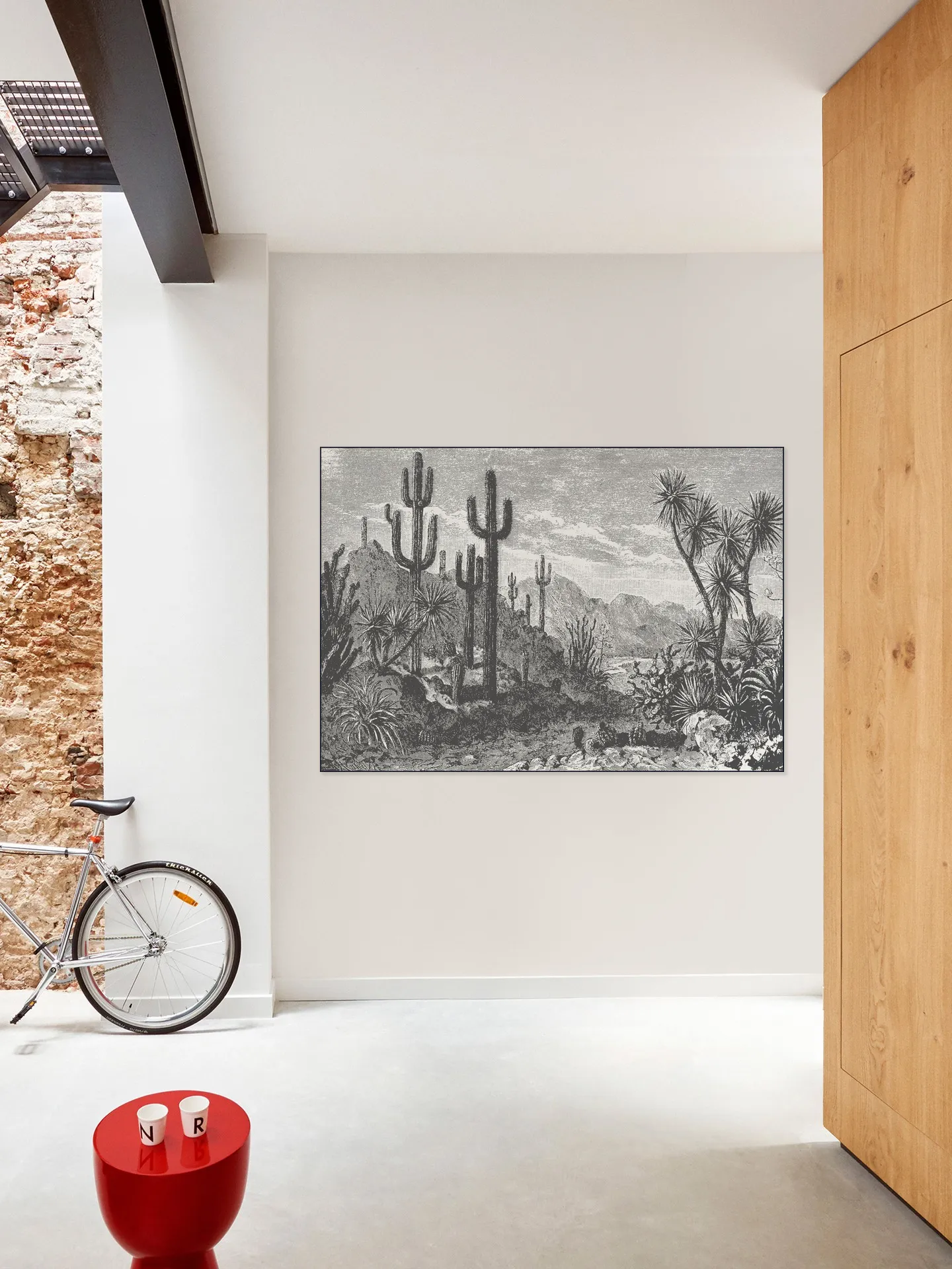 Cactuses in Mountains