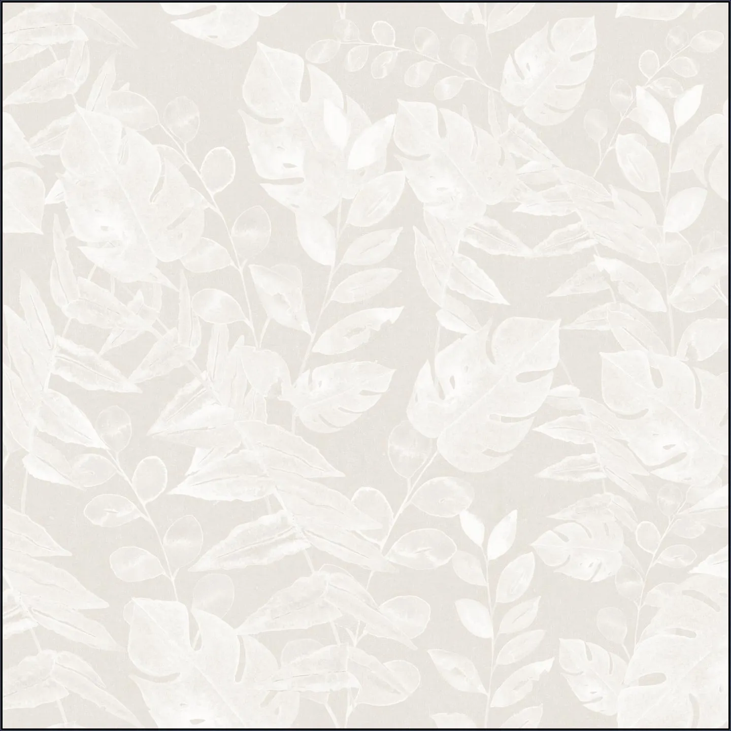 Watercolour botanical foliage neutral