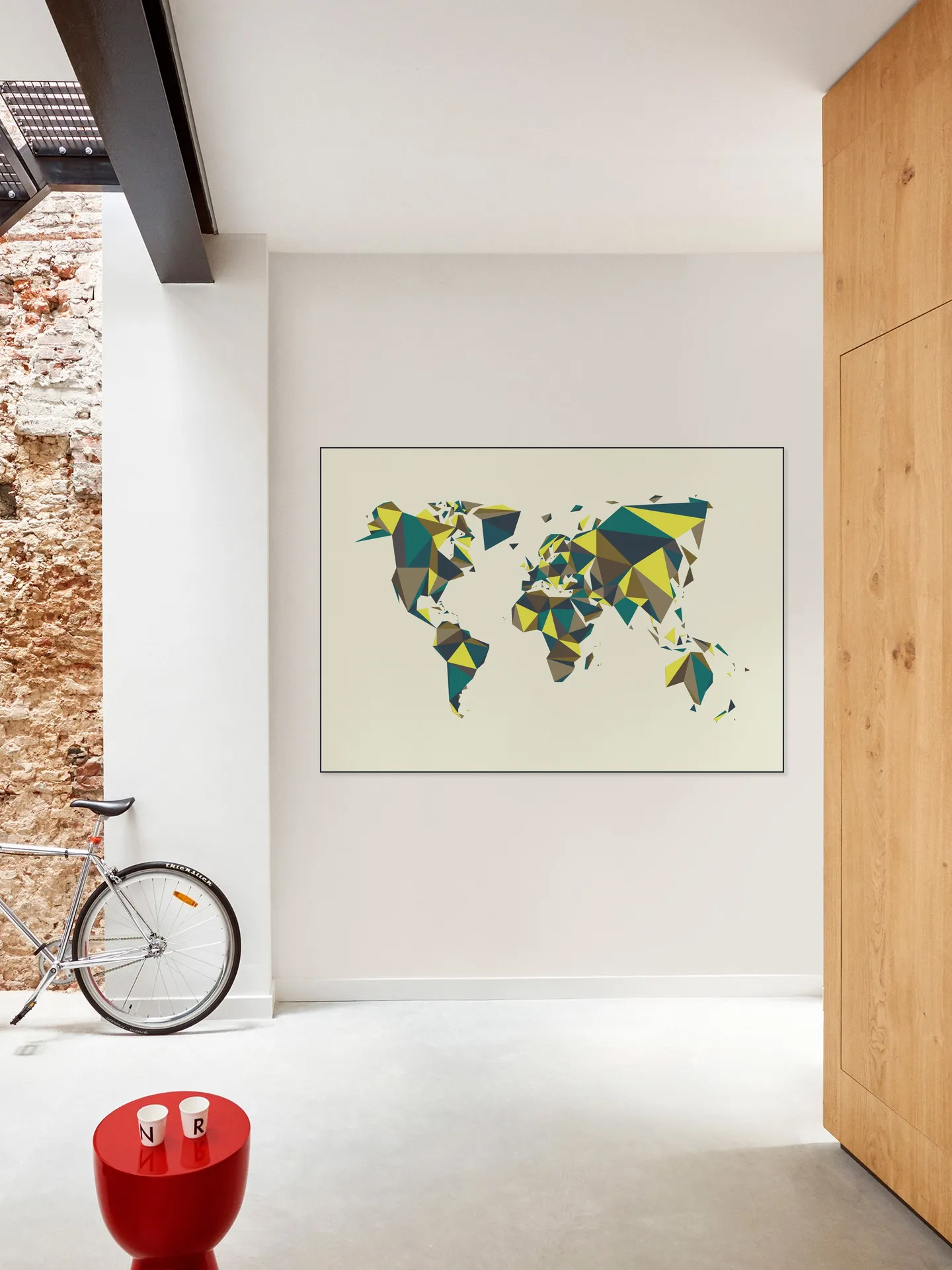 World Map 3D Spring