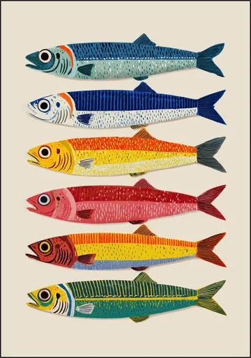 Sardines In Color