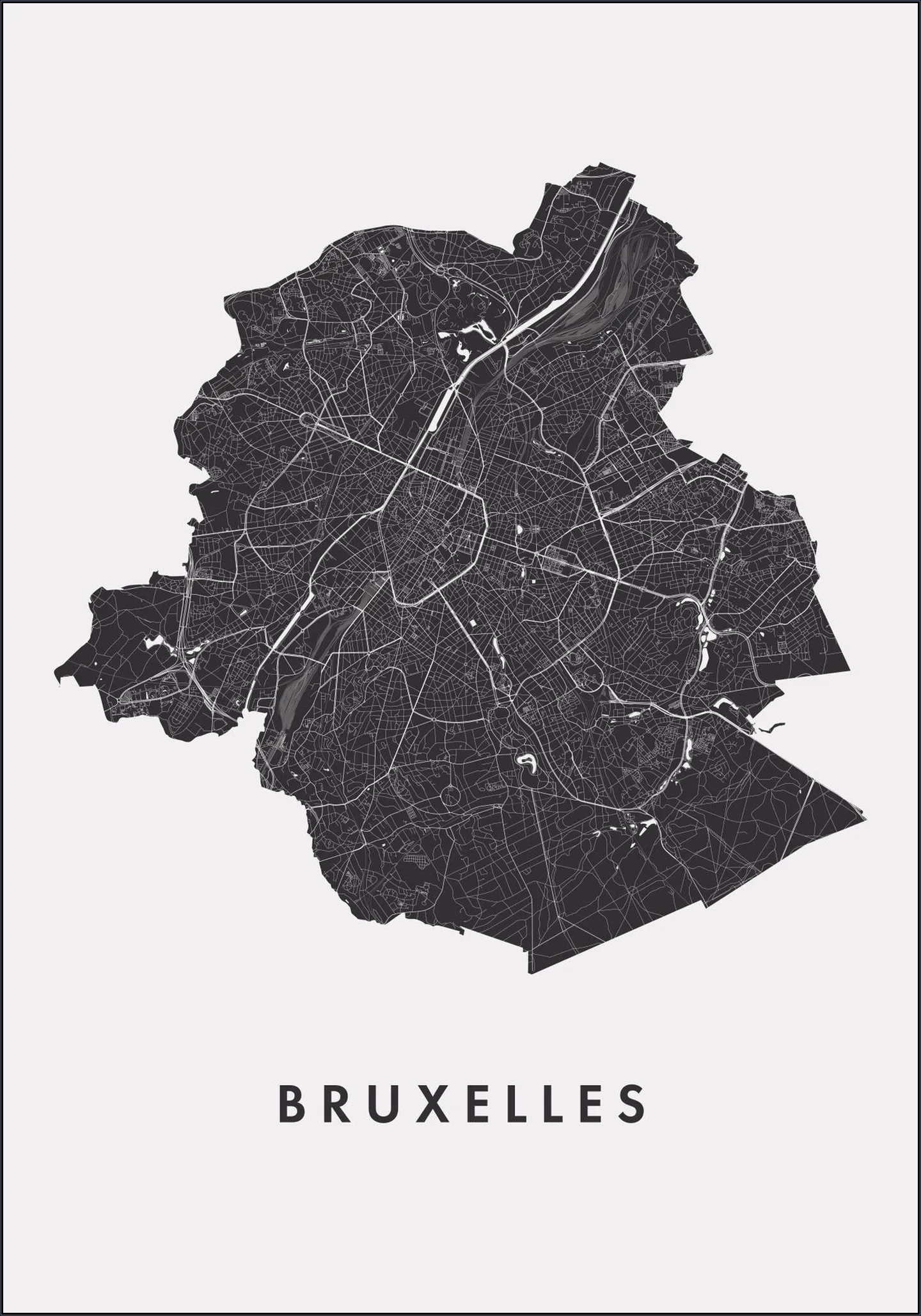 Bruxelles City Map