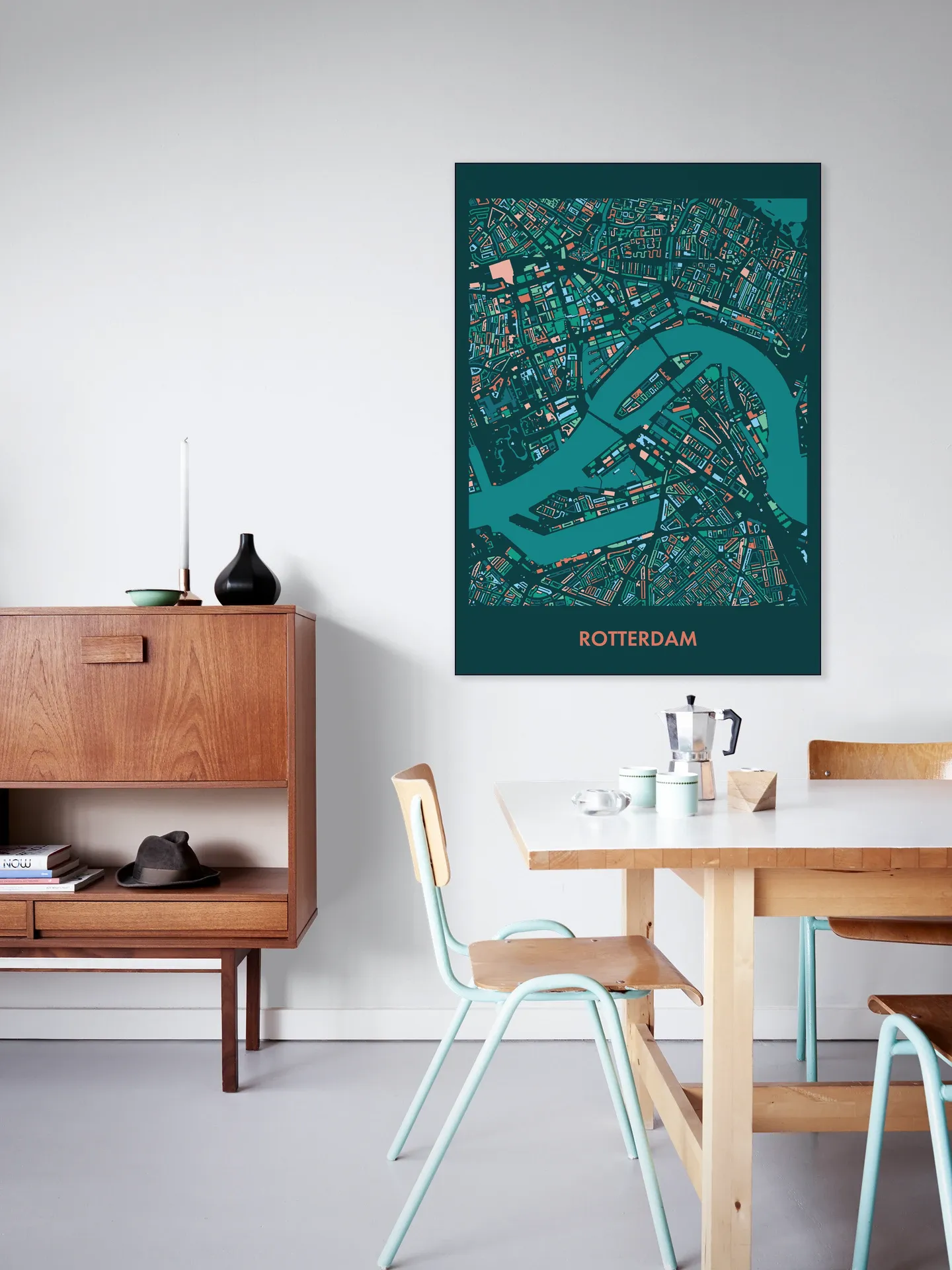 Rotterdam Mozaïek Teal