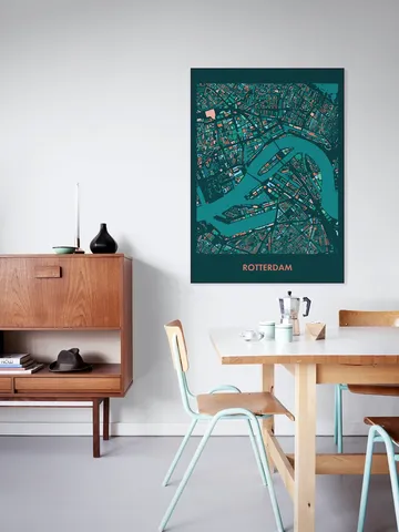 Rotterdam Mozaïek Teal