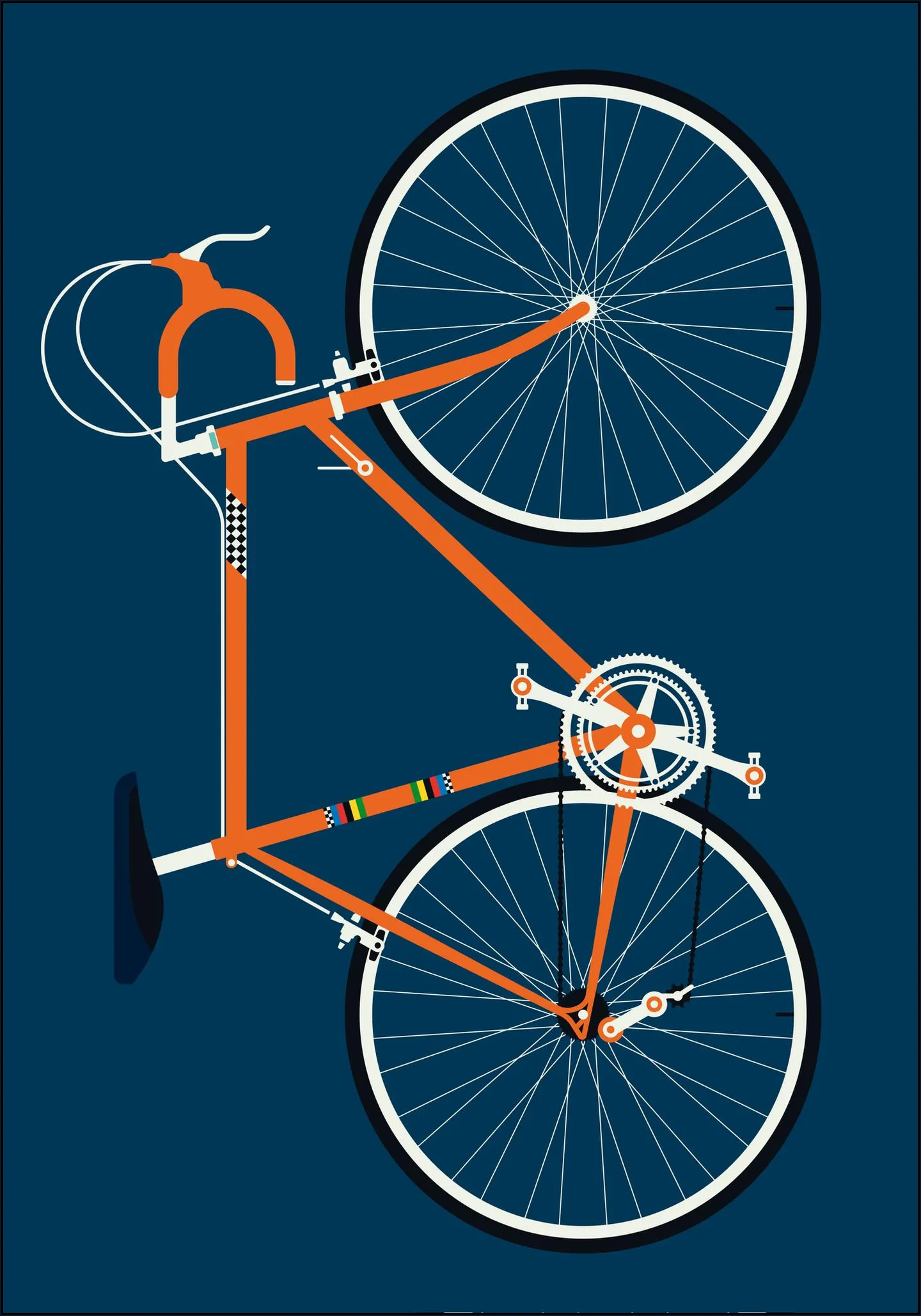 Racing Bike Orange