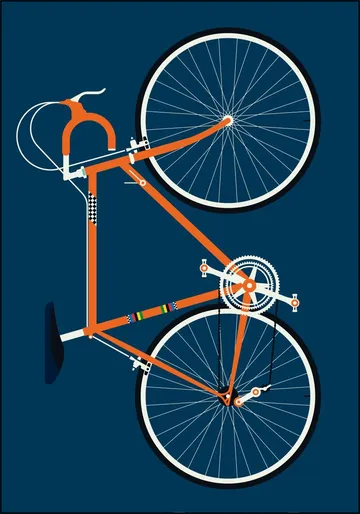 Racing Bike Orange