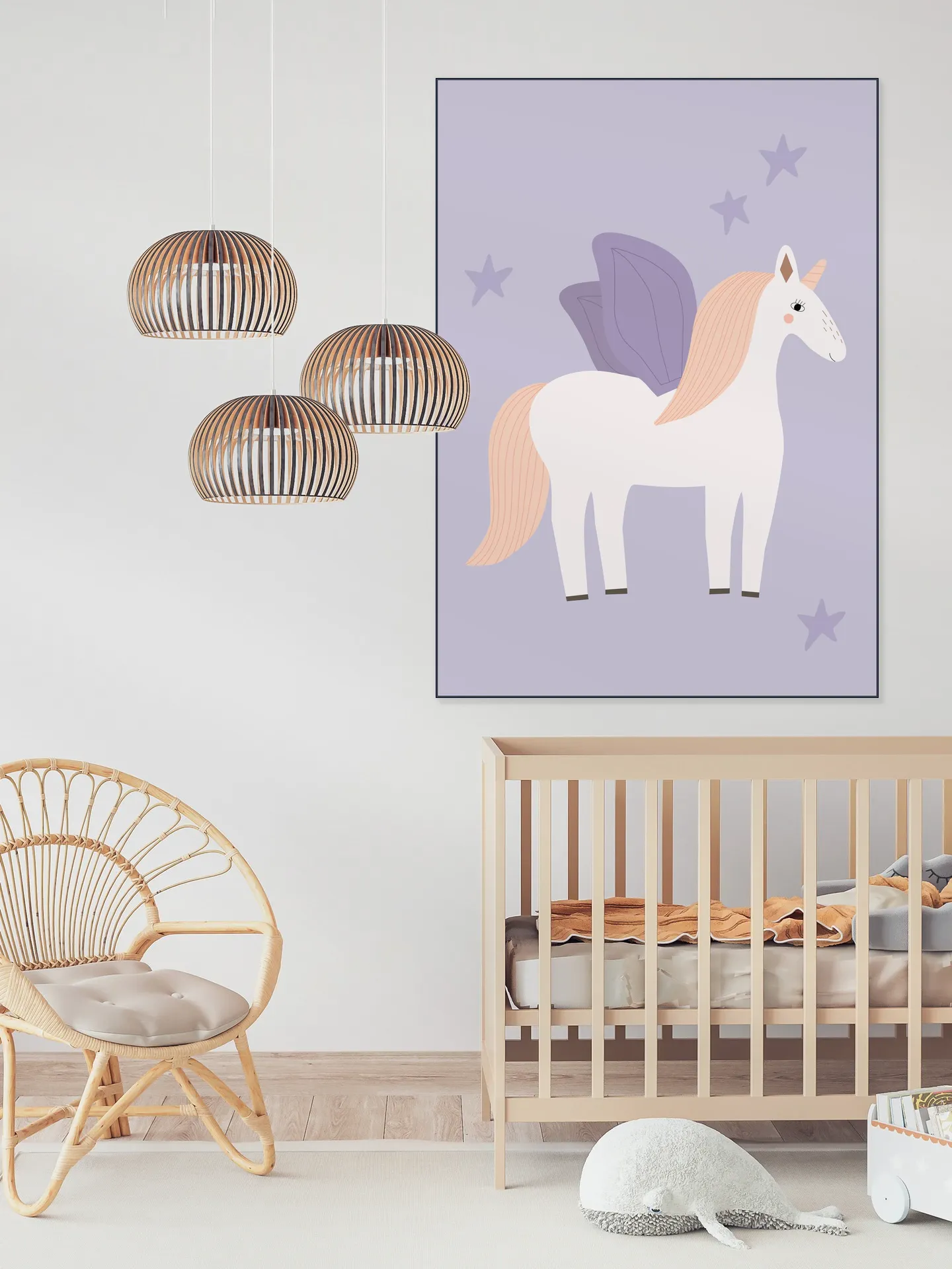Winged Unicorn Lilac
