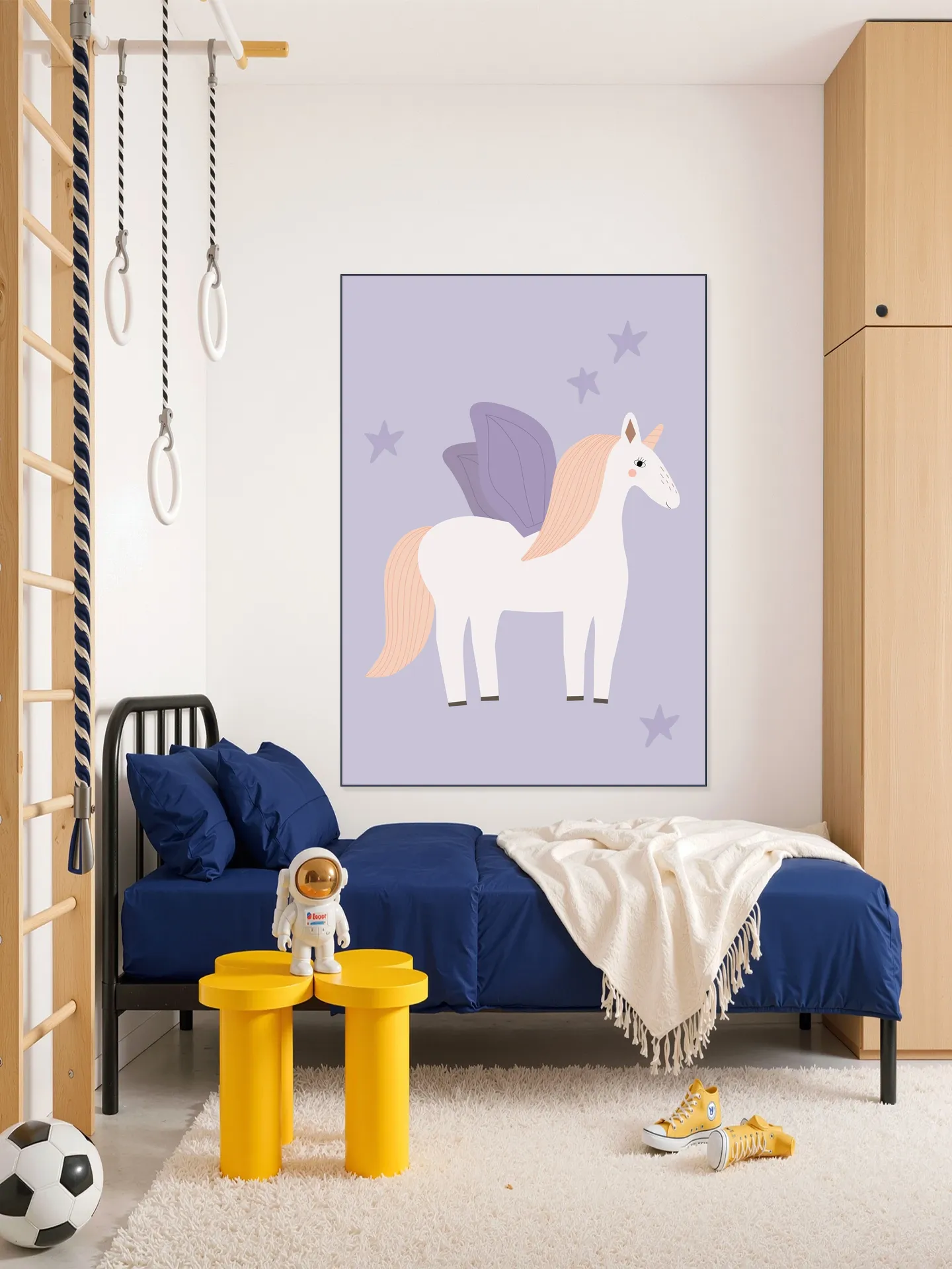 Winged Unicorn Lilac