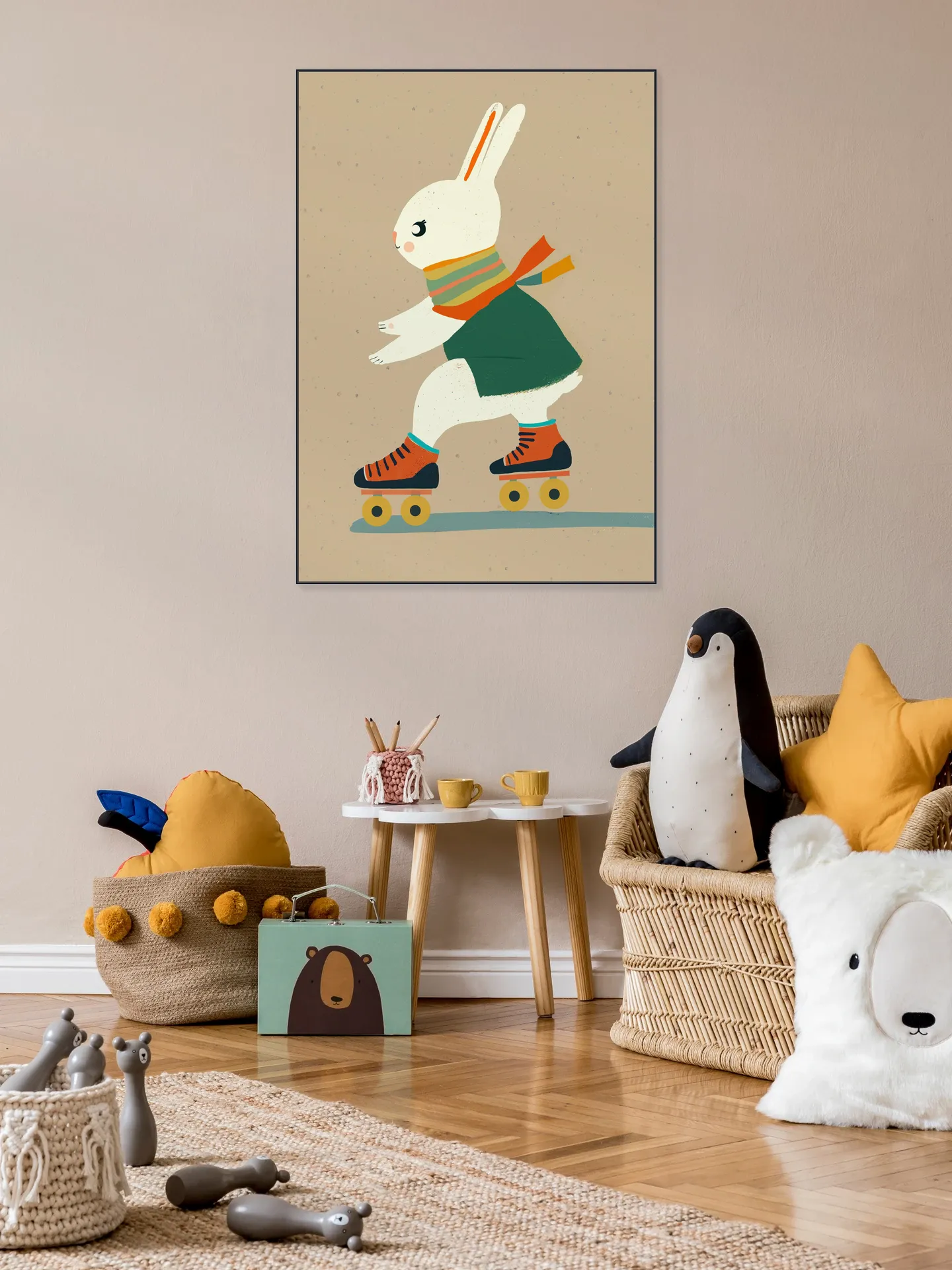 Inline Skating Bunny