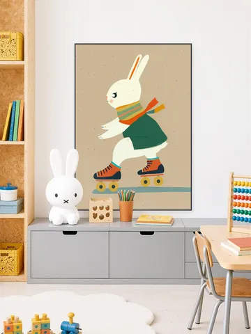 Inline Skating Bunny