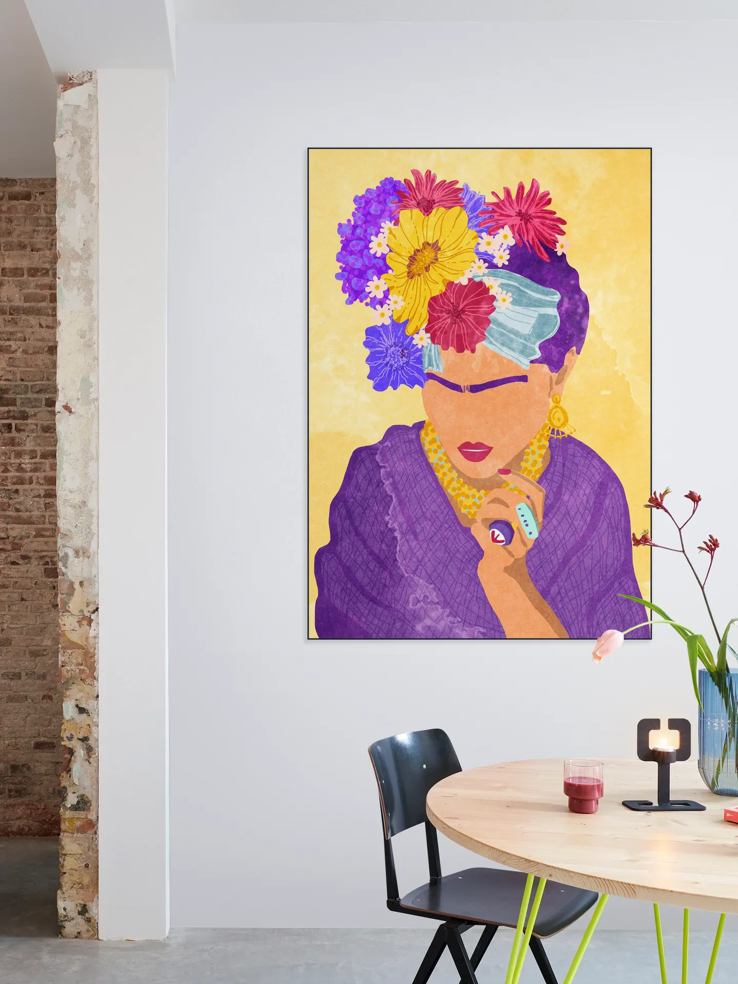 Frida and Flowers
