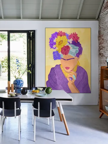 Frida and Flowers