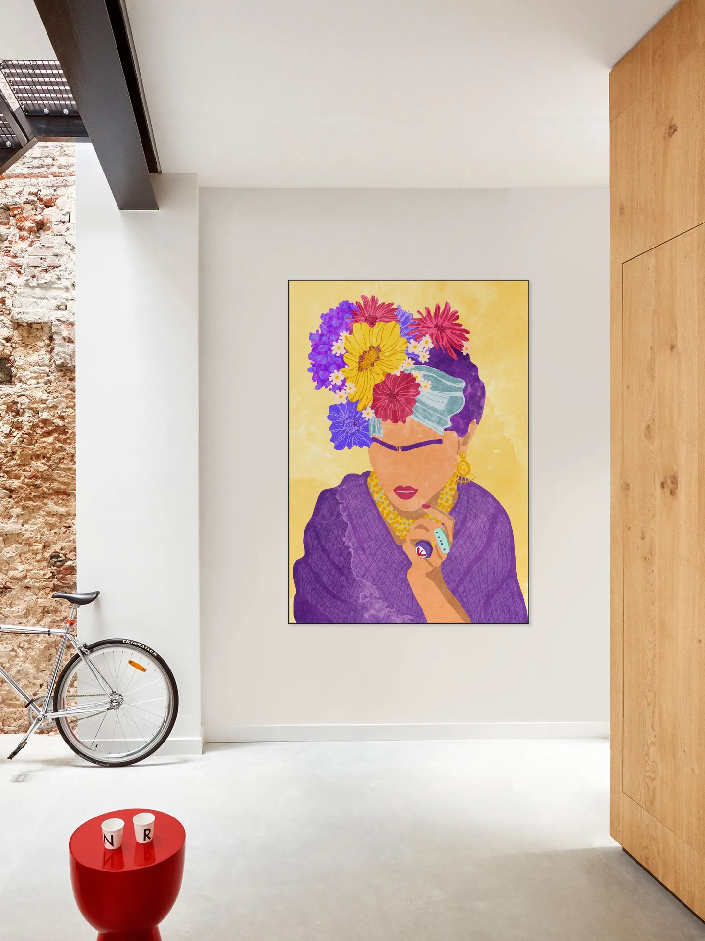 Frida and Flowers