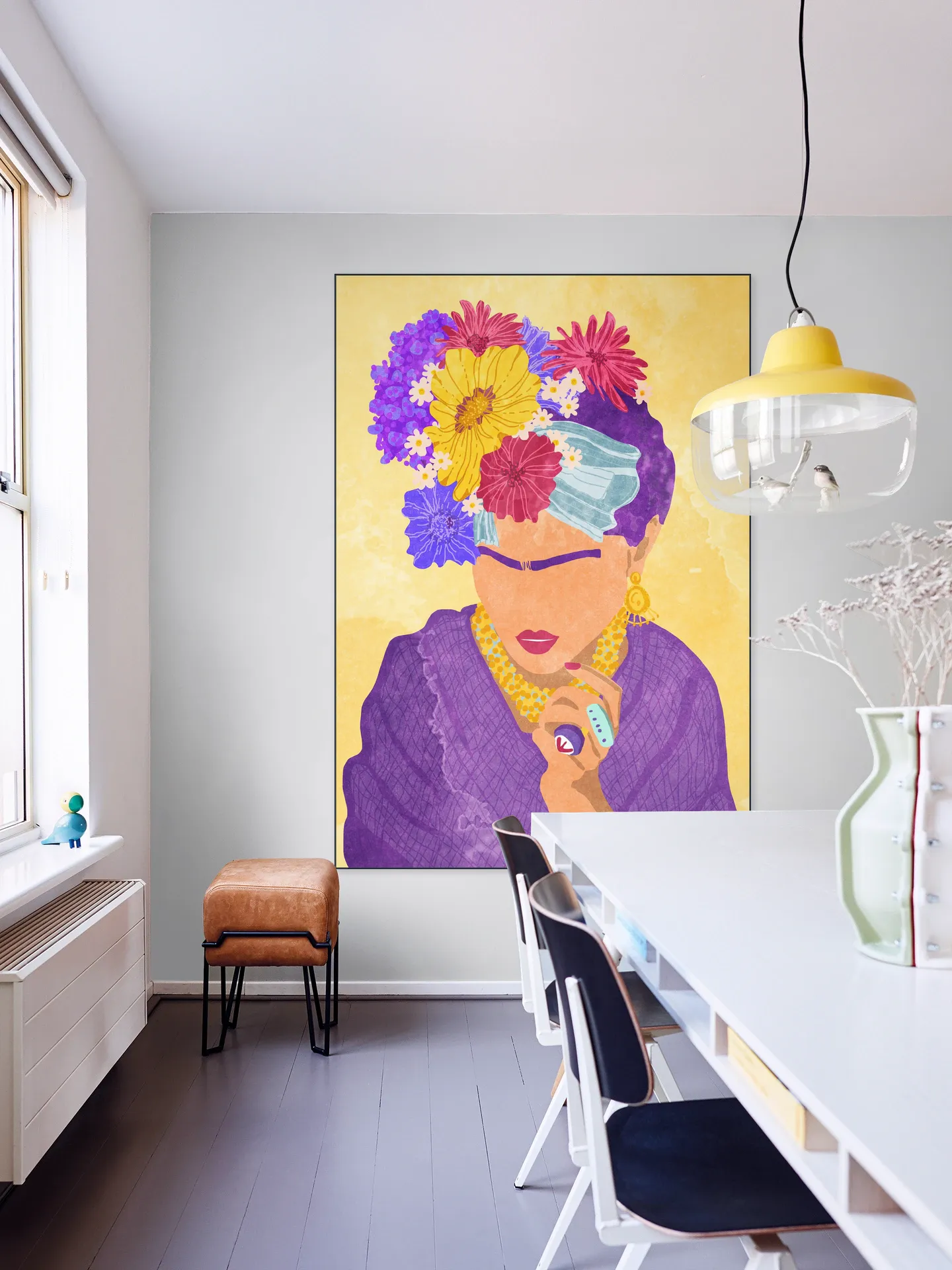 Frida and Flowers