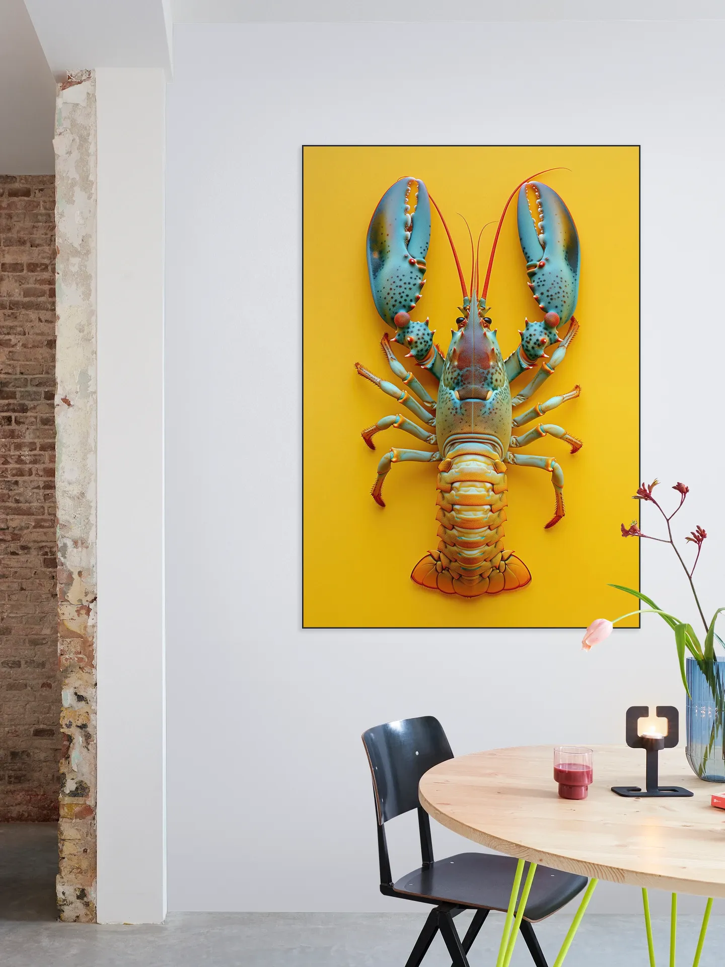 Lobster Yellow Pineapple Style