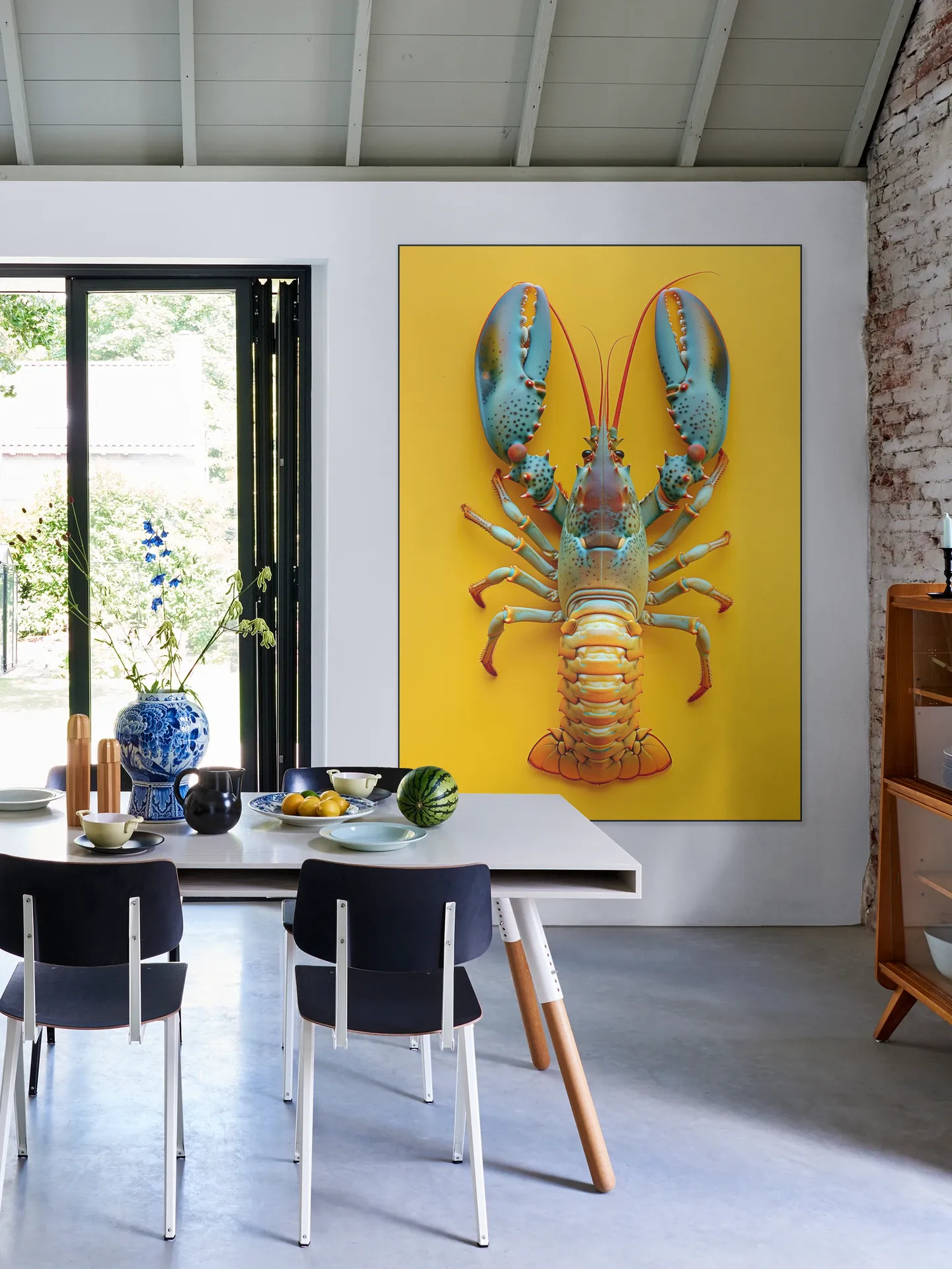 Lobster Yellow Pineapple Style