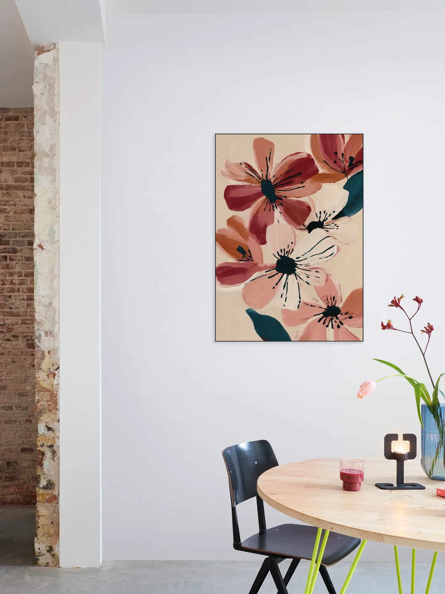 Blush and Wine Blossoms 3