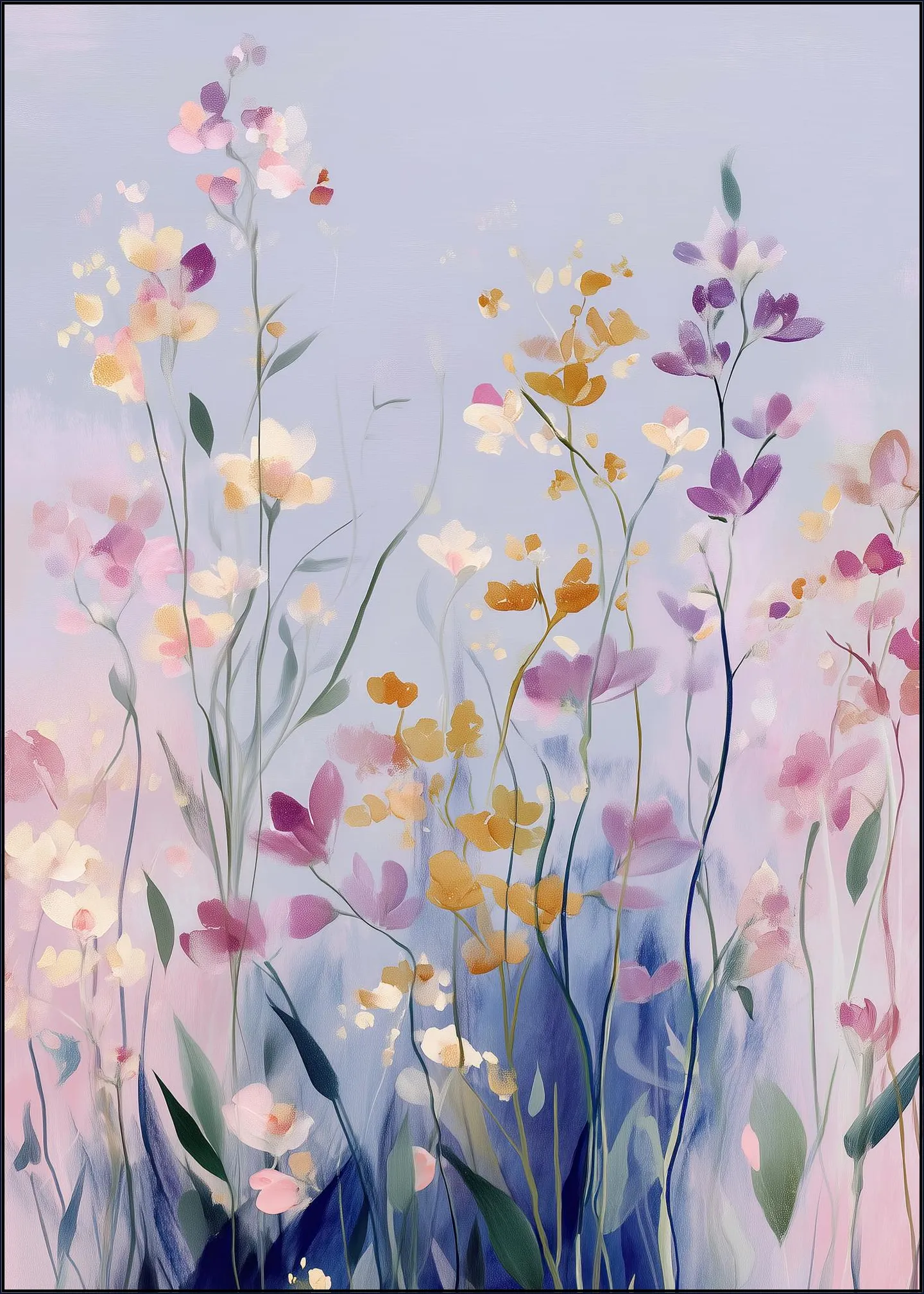 Pastel Wildflowers