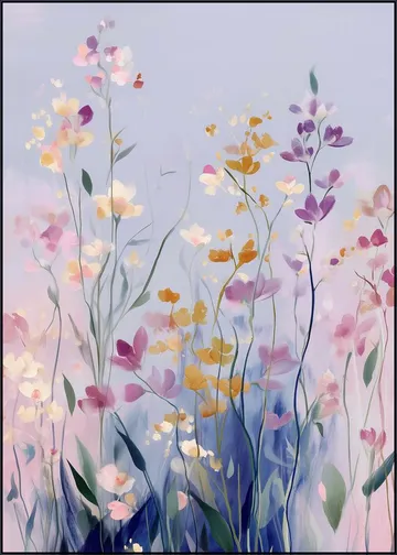 Pastel Wildflowers