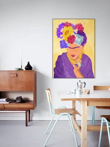 Frida and Flowers