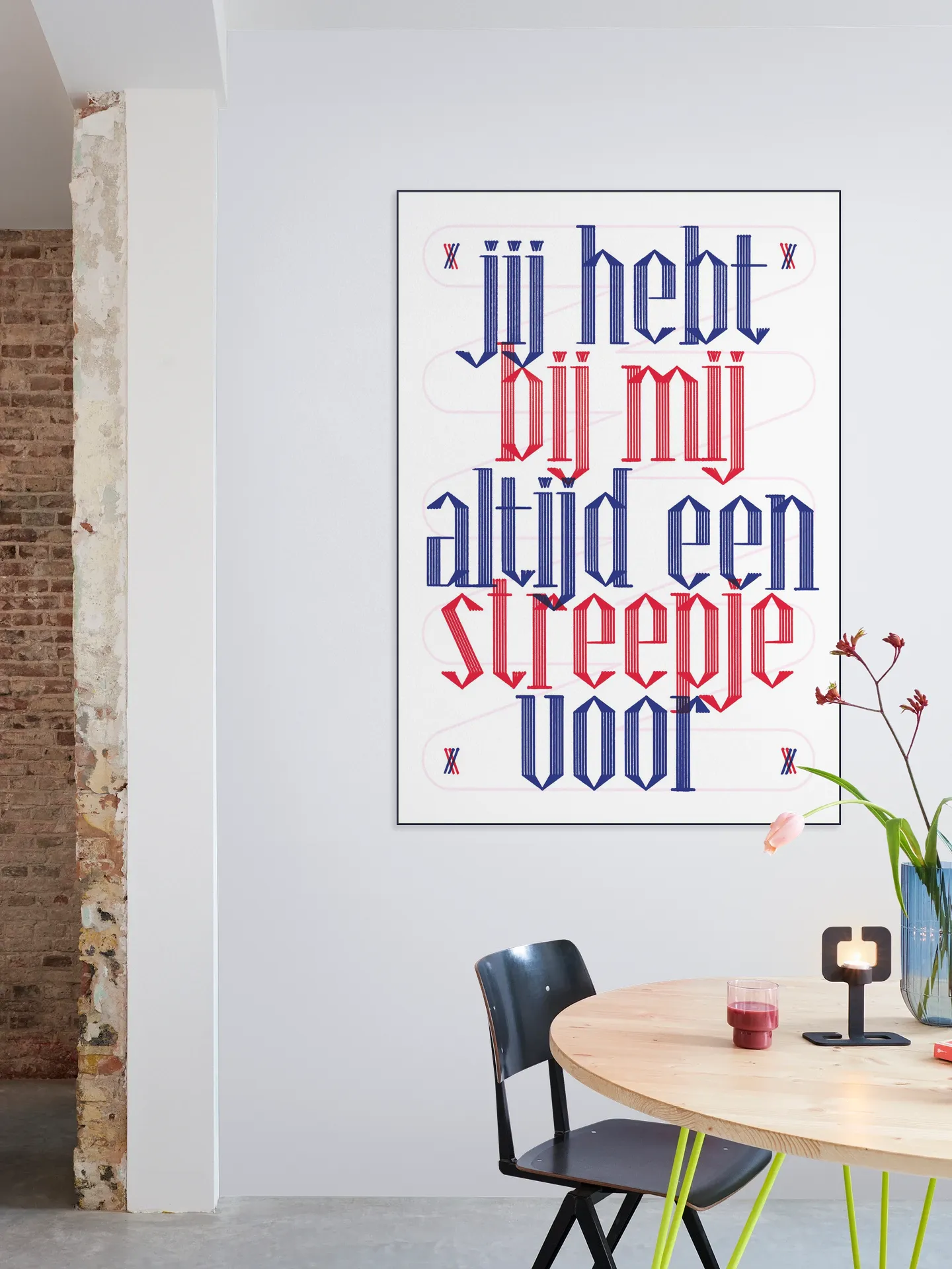 Streepje voor