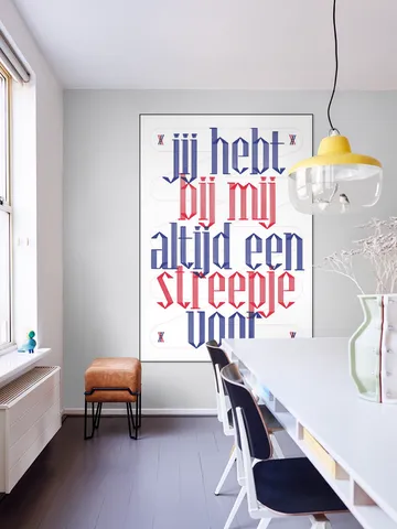 Streepje voor