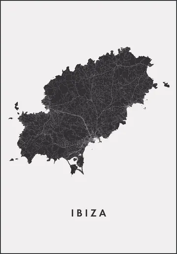 Ibiza Island Map