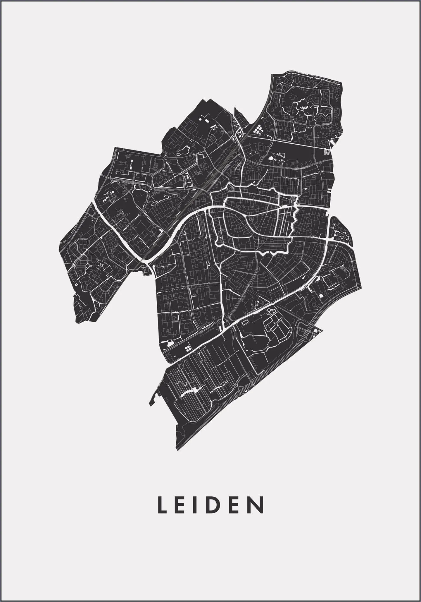 Leiden City Map