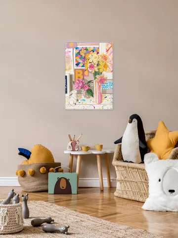 Daffs on Workdesk