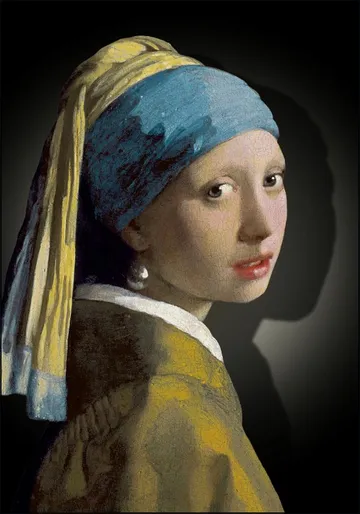 Girl with a Pearl Earring - the simply shaded edition