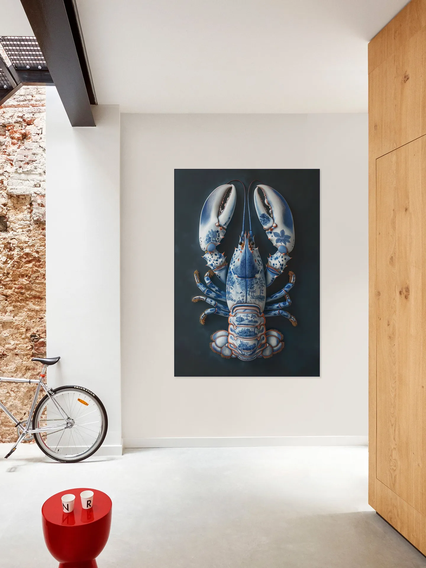 Delft Blue Lobster - Black