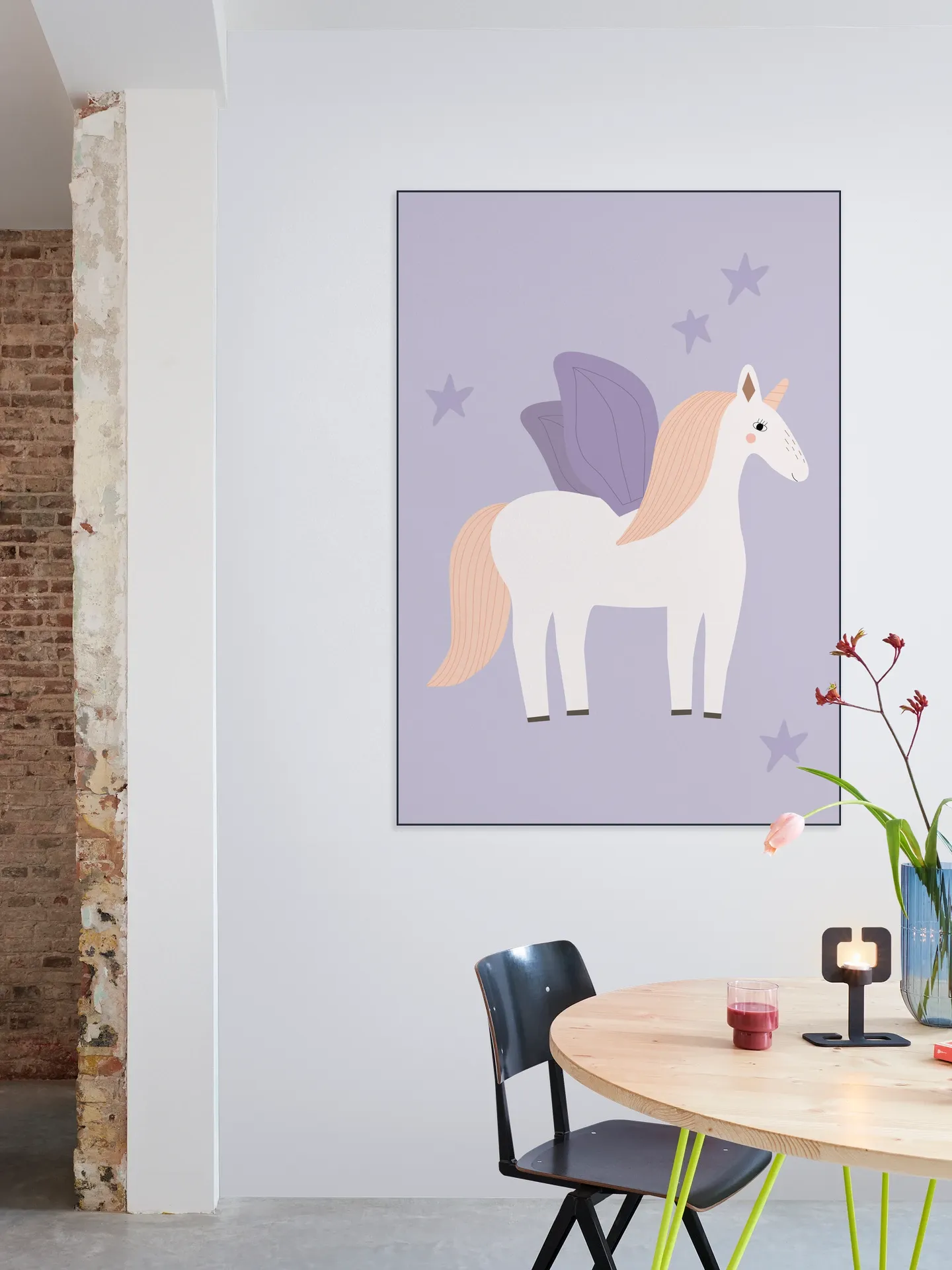Winged Unicorn Lilac